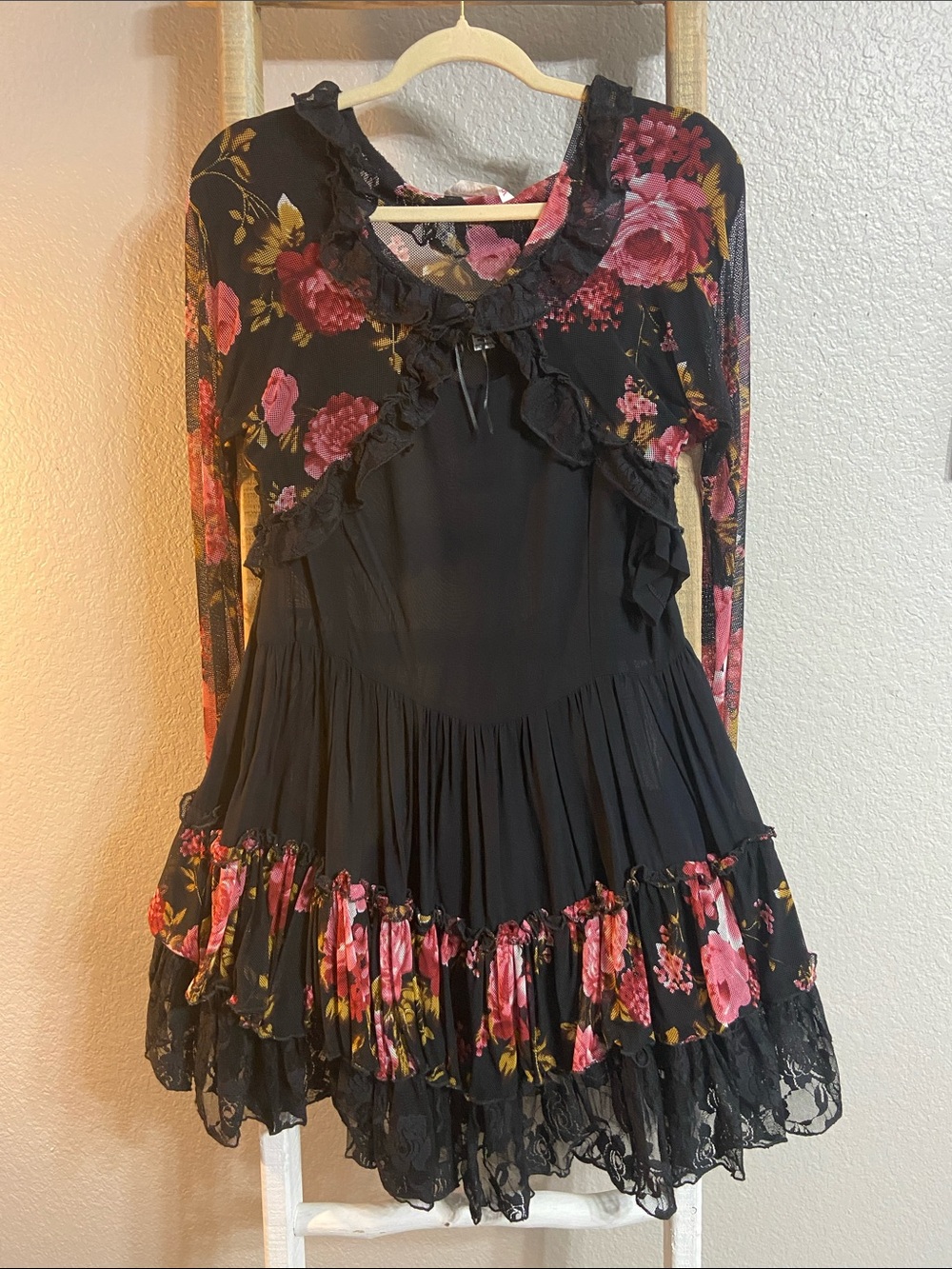 Floral Ruffle Dress